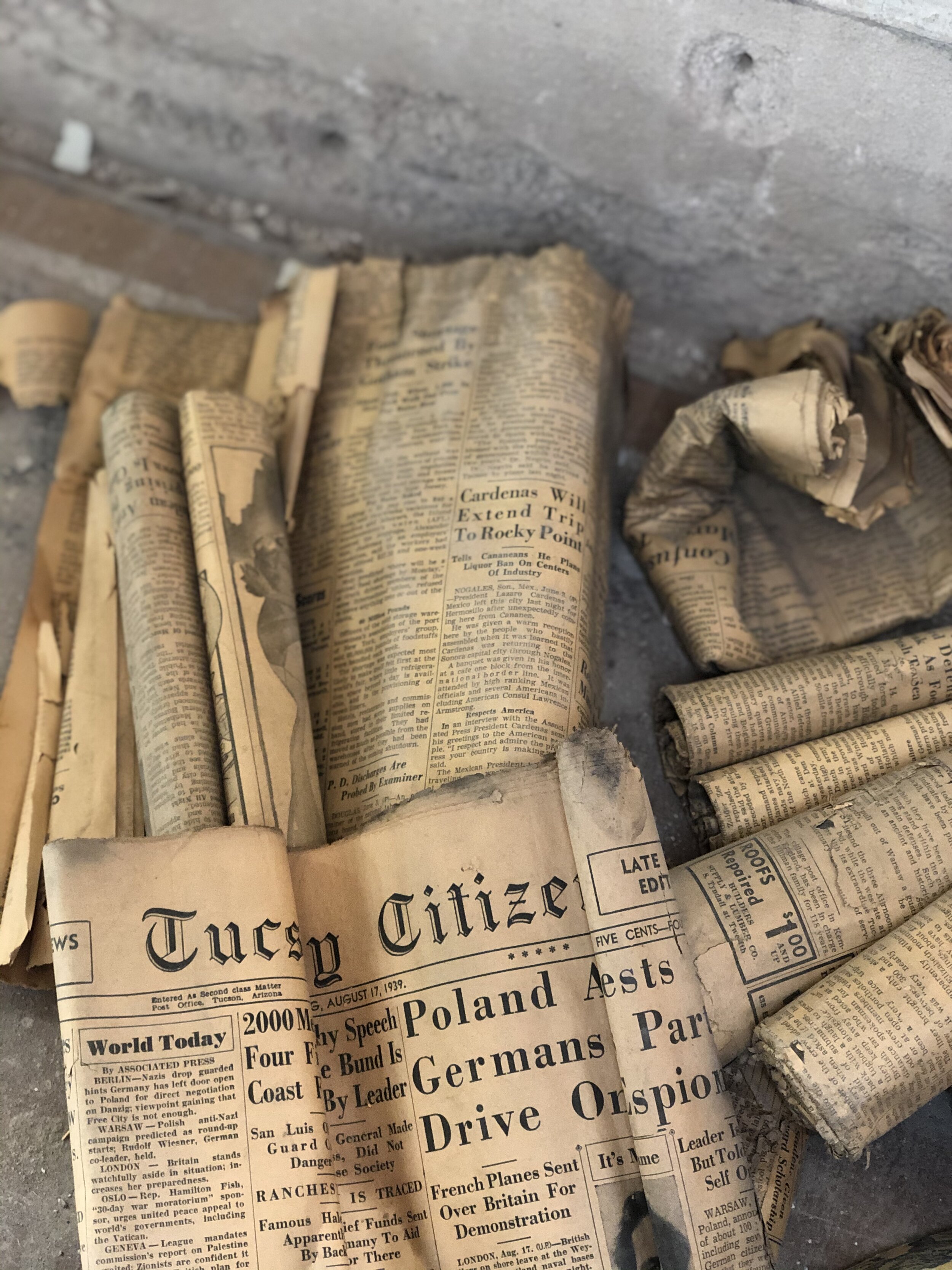 Historic newspapers from The Citizen Hotel image